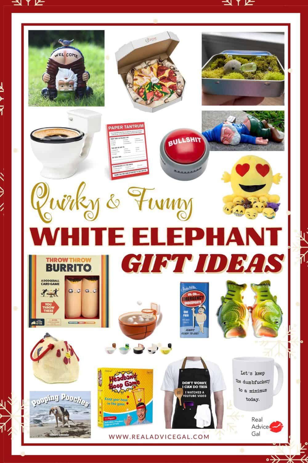 Funny White Elephant Party Gift Ideas