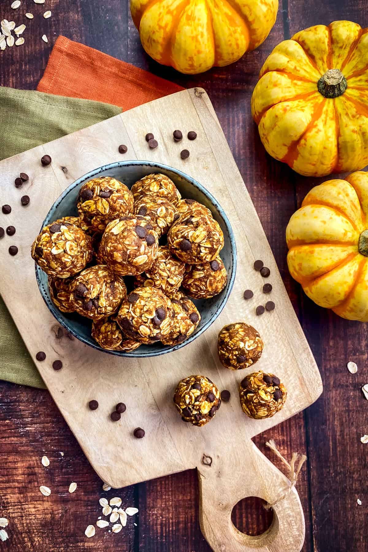 pumpkin protein balls