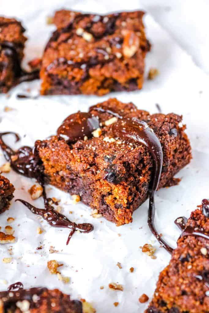 vegan pumpkin brownies