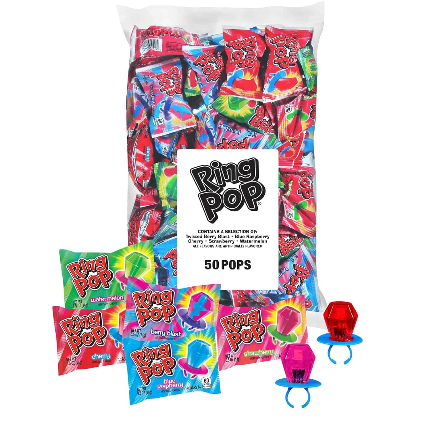 Ring Pop Halloween Candy Lollipops