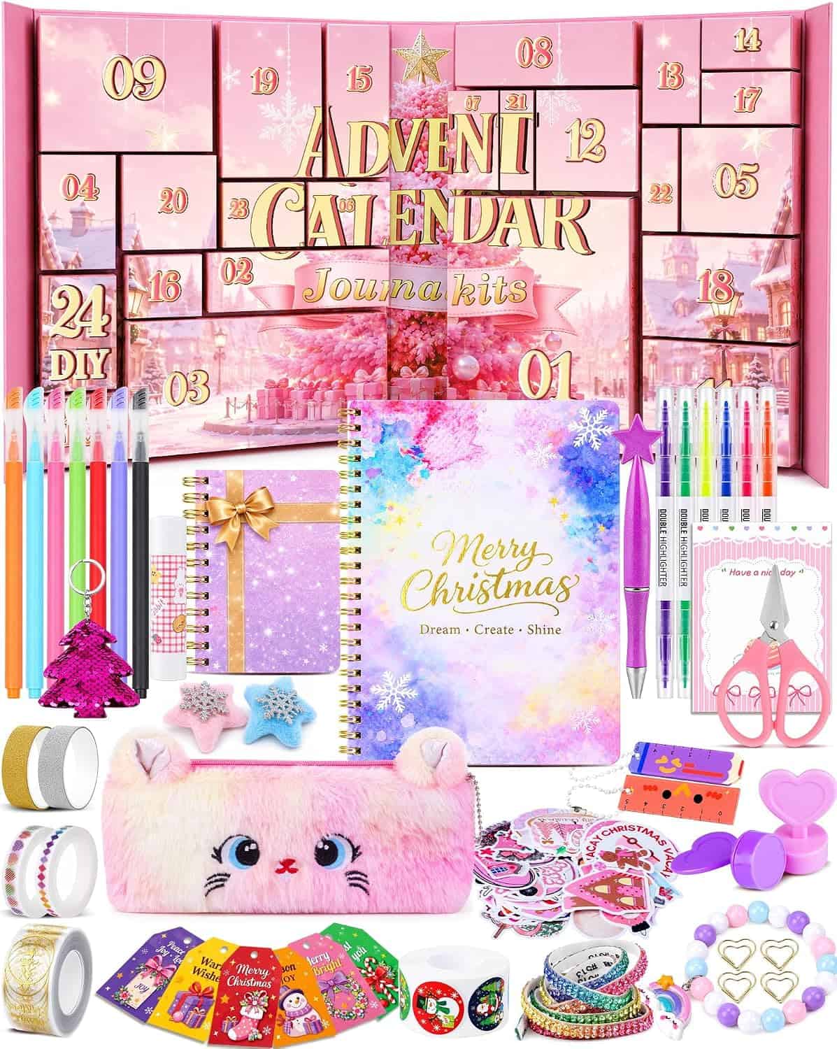 Journal Kit Advent Calendar 2026 for Girls