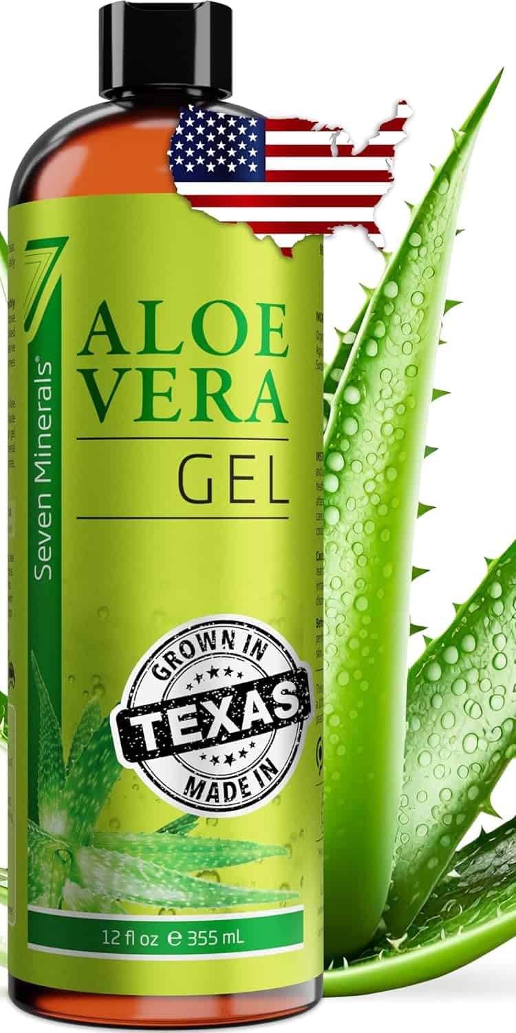 Seven Minerals Organic Aloe Vera Gel 