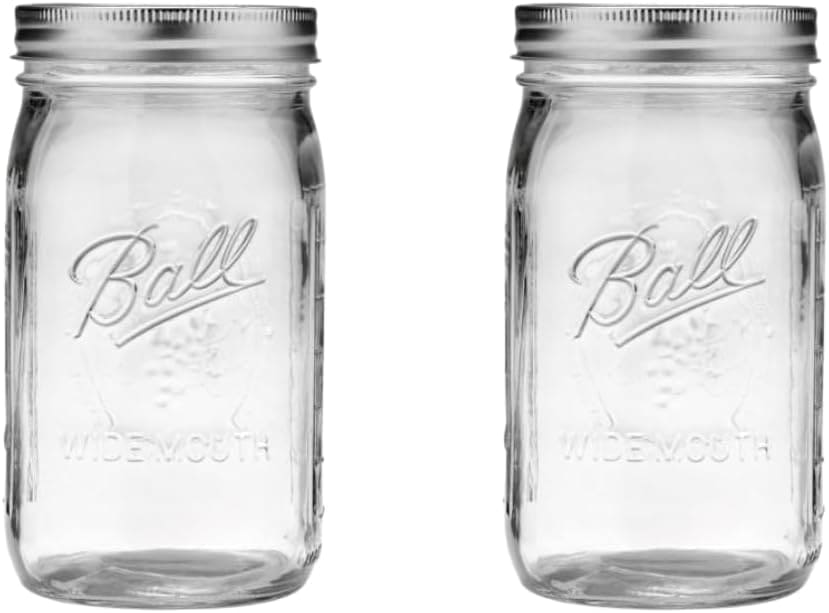 Ball Wide Mouth Glass Mason Jars