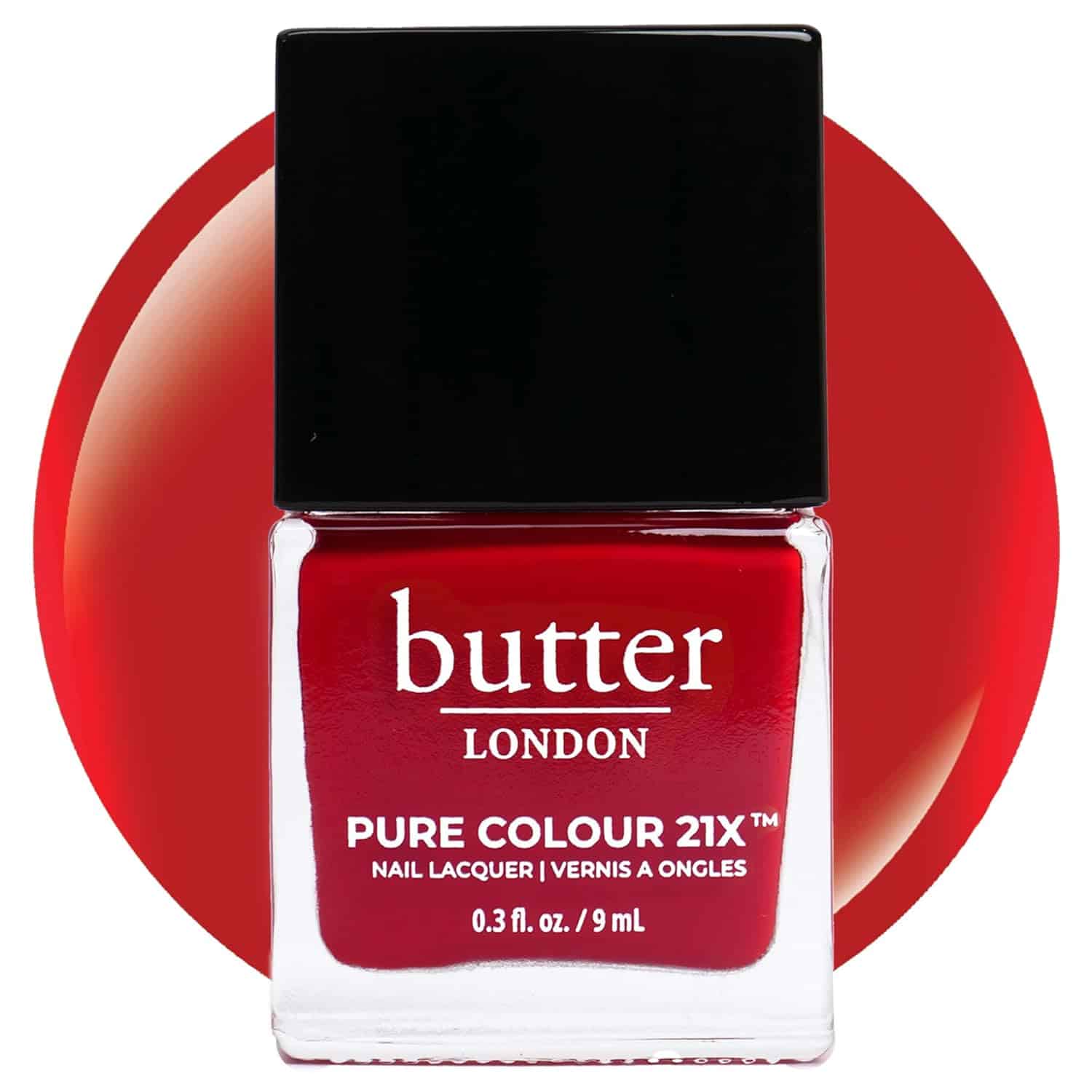 butter LONDON PC21X Nail Lacquer Polish Her Majesty's Red