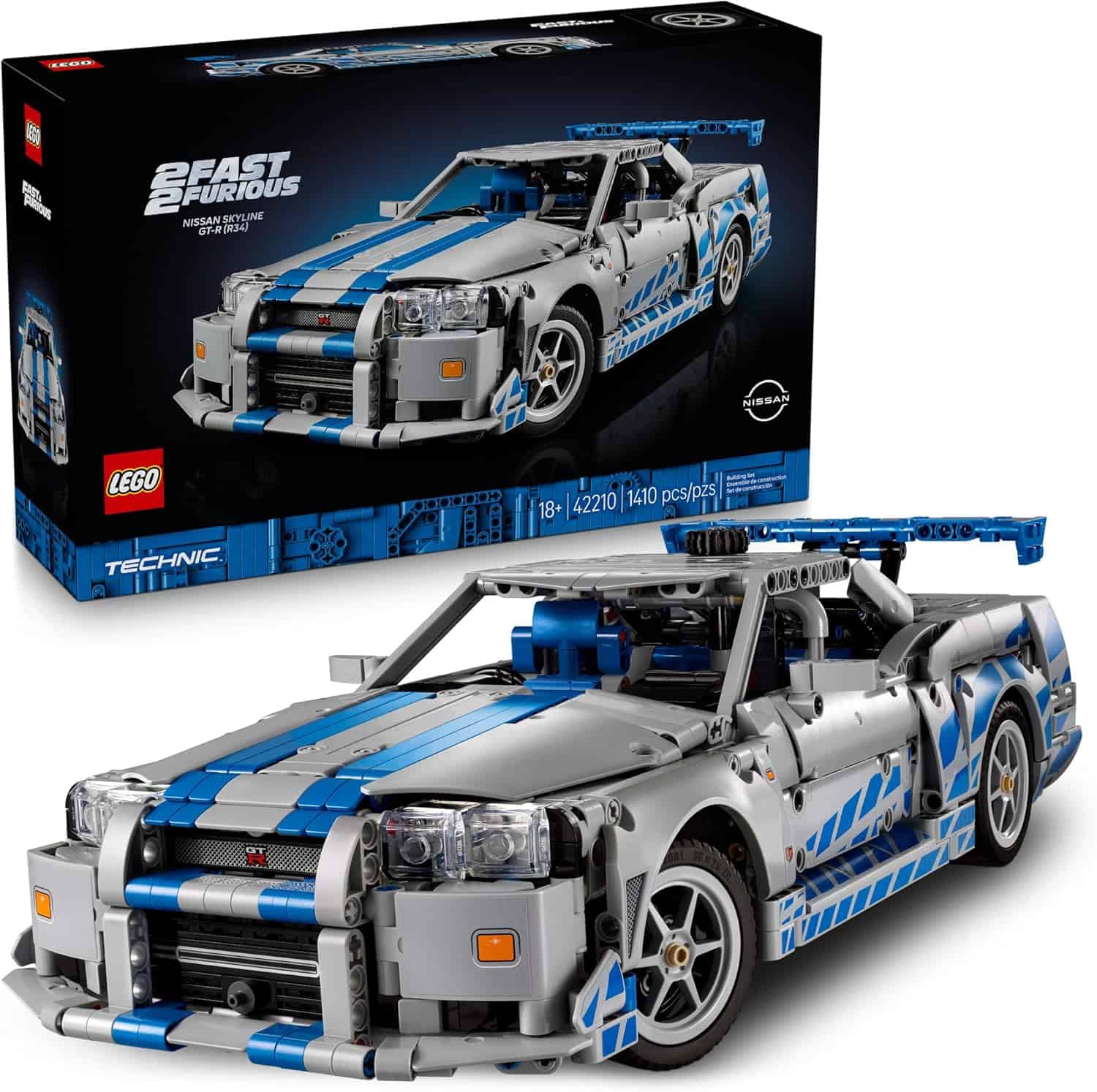 LEGO Technic 2 Fast 2 Furious Nissan Skyline GT-R (R34) Car