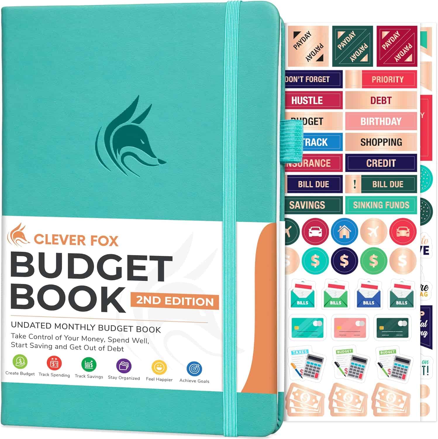 Clever Fox Budget Book 2.0 – Simple Budgeting Planner for Beginners 