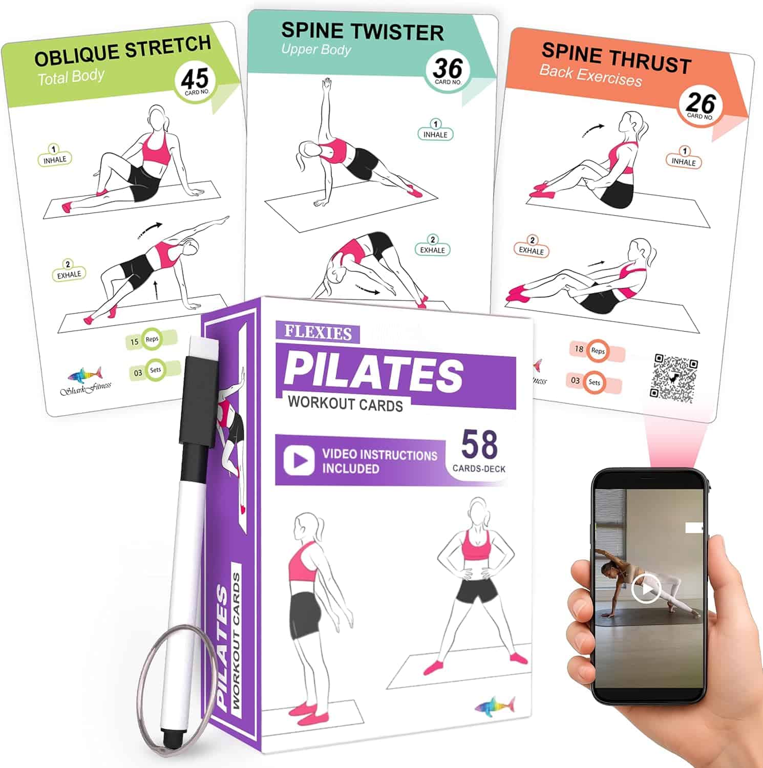 Flexies Pilates Workout Cards