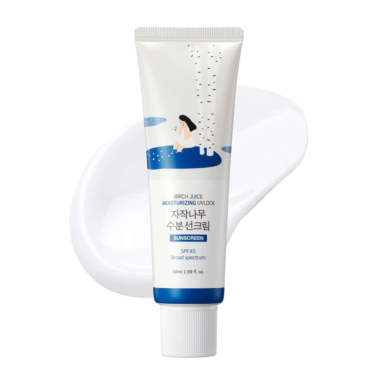 K-Beauty Must-Haves: The Best Korean Skincare Products 53 ROUND LAB Birch Juice Moisturizing UV LOCK