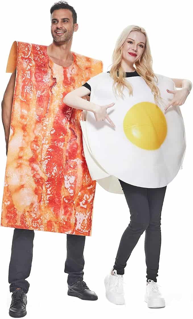 Breakfast Costume Fried Egg and Bacon