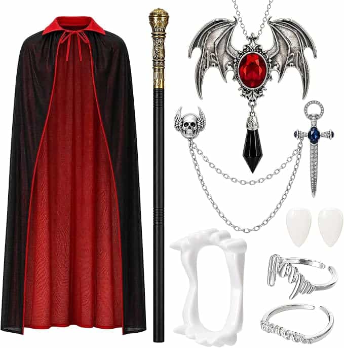 Halloween Vampire Costume Set