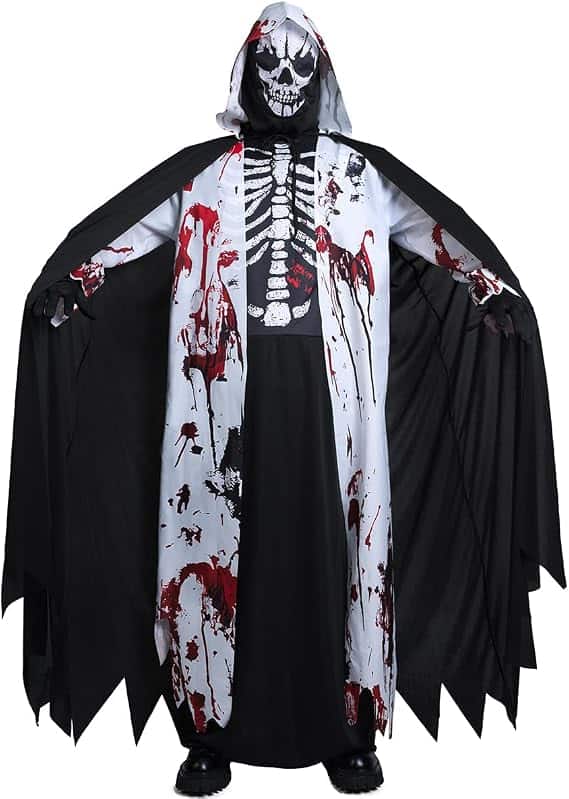 Adult Skeleton Robe Costume 